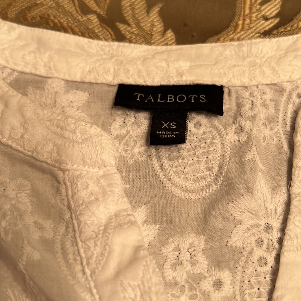 Talbots pineapple top - Picture 3 of 6